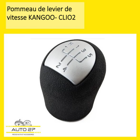 Pommeau levier de vitesse pour KANGOO DCI / D65 / CLIO 2