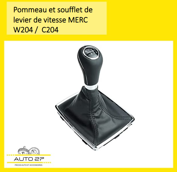 Pommeau et soufflet levier de vitesse pour MERC 204 / C204( 5 VITESSES –  Auto27