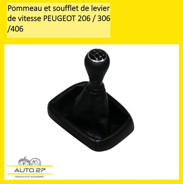 Pommeau et soufflet levier de vitesse pour PEUGEOT 406 / 206 – Auto27