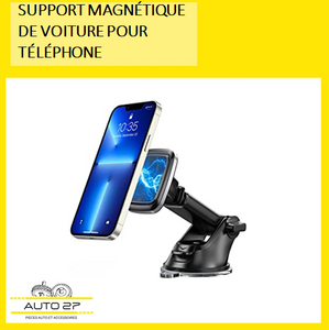 SUPPORT MAGNETIQUE TELEPHONE VOITURE