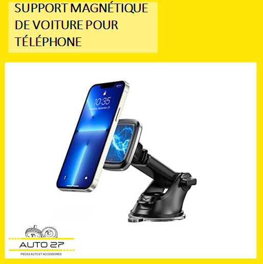 Support aimant téléphone voiture magnétique pour pare-brise ou